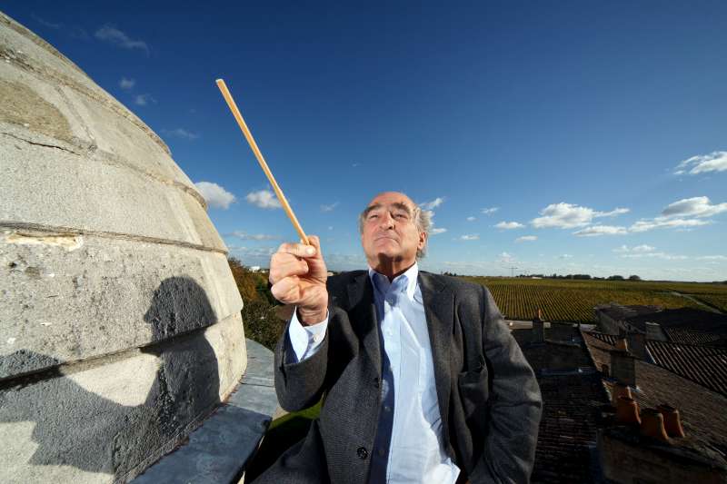 Standing on the top of Château Lafite, Charles Chevallier poses as a conductor, bringing all the parts together to produce the best result possible at Château Lafite Rothschild. 